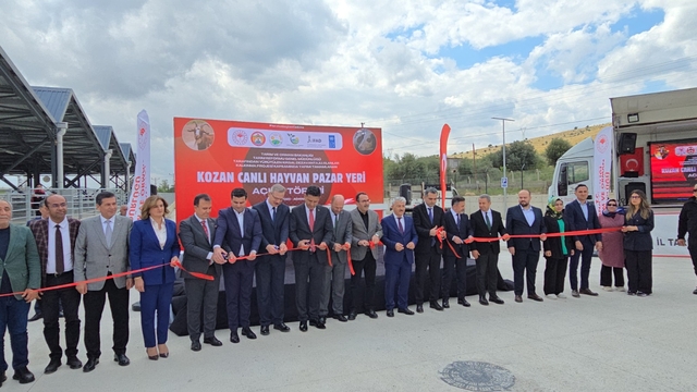 Kozan'da "Canlı Hayvan Pazar Yeri" açıldı