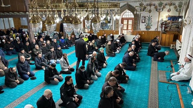 Bafra'da şehitler için mevlit okutuldu