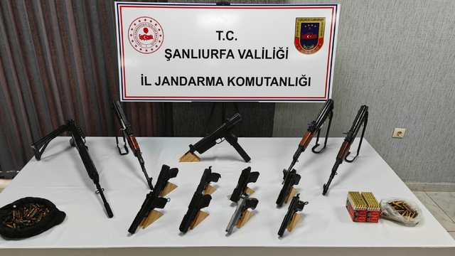 Şanlıurfa'da silah kaçakçılığı operasyonunda 22 şüpheli yakalandı