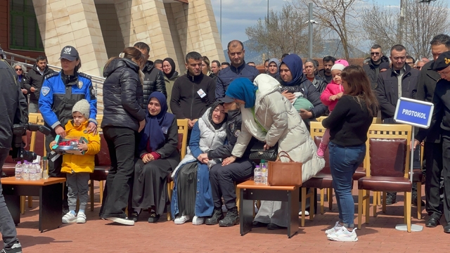 Isparta'da trafik kazasında hayatını kaybeden komiser Akkoyun için tören düzenlendi