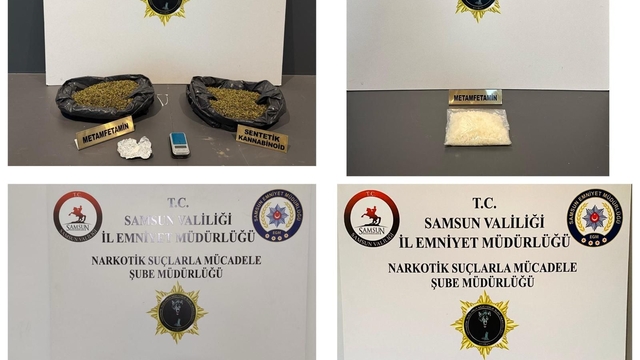 Samsun'da uyuşturucu operasyonunda 16 kişi yakalandı