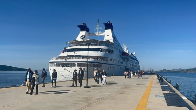 Bodrum'a "Star Legend" kruvaziyeriyle 266 yolcu geldi