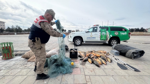 Şanlıurfa'da kaçak balık avlayan kişiye 221 bin 540 lira ceza