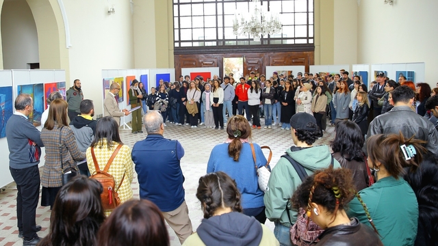 TÜ'de "Güzel tatlar" resim sergisi açıldı