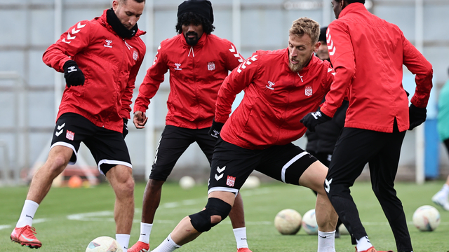 Sivasspor, Kasımpaşa maçı hazırlıklarını sürdürüyor