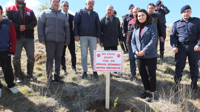 Bahşılı'da şehit ve gazilerin anısına fidan dikildi
