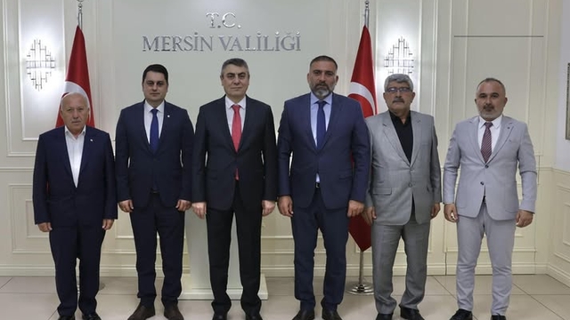 Anamur Ticaret ve Sanayi Odası heyetinden Vali Toros'a ziyaret
