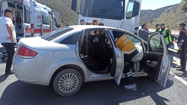 Bilecik'te zincirleme trafik kazasında 1 kişi yaralandı