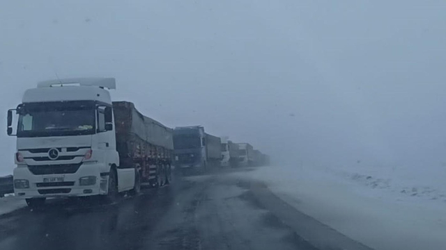 Kar yağışı Ilgar Dağı'nda ulaşımı etkiledi