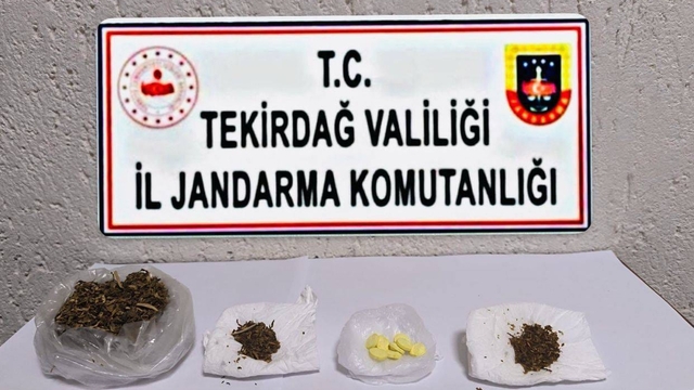 Tekirdağ'da uyuşturucuyla yakalanan 10 şüpheli gözaltına alındı