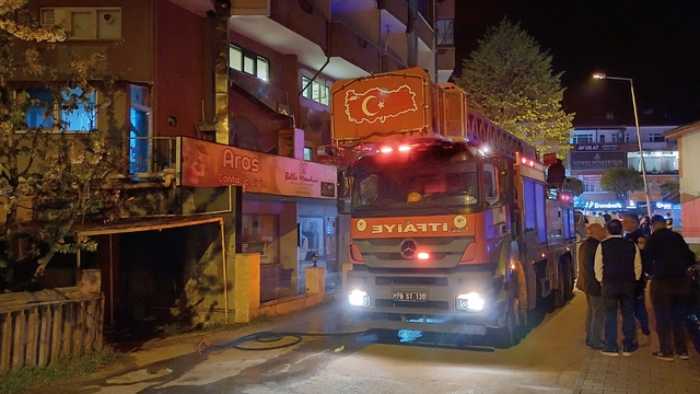 Karabük'te baca yangını söndürüldü