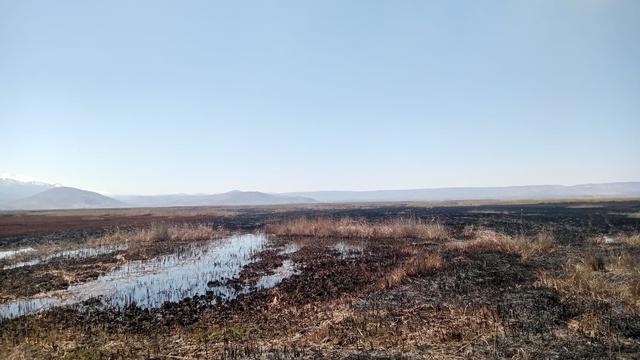 Sultan Sazlığı'ndaki yangın 22 saatte söndürüldü