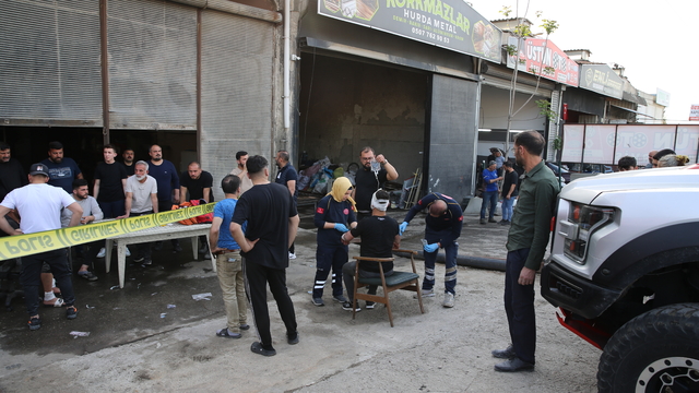 Denizli'de oto gaz servis istasyonunda LPG tankındaki parlamada 8 kişi yaralandı