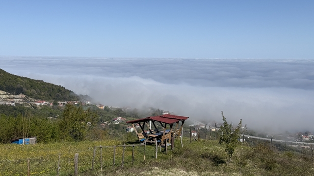 Amasra'da sis etkili oldu