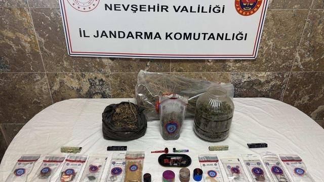 Nevşehir'de uyuşturucu operasyonunda 3 zanlı gözaltına alındı