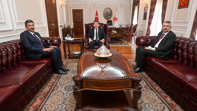 Edirne Valisi Sezer, Adalet Bakanı Tunç'u ziyaret etti