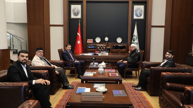 Karatay Belediye Başkanı Hasan Kılca'ya Filistinli Alimler Birliği heyetinden ziyaret