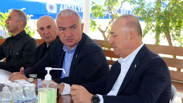 Bakan Ersoy ile Azerbaycan Dışişleri Bakanı Bayramov'dan Çavuşoğlu'na taziye ziyareti