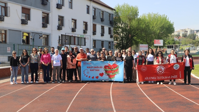 Edirne'de "kalp sağlığı" yürüyüşü düzenlendi