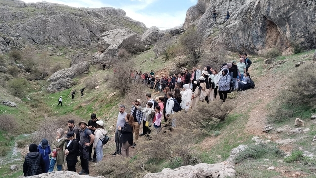 Elazığ'da Turizm Haftası dolayısıyla "Ölbe Vadisi"nde doğa yürüyüşü düzenlendi