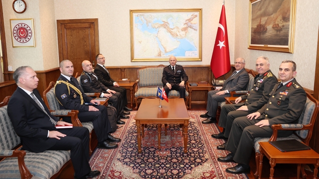 Milli Savunma Bakanı Güler, Kosova Güvenlik Kuvvetleri Komutanı Jashari'yi kabul etti