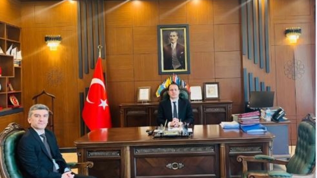 TKDK Elazığ Koordinatörü Uzun'dan Baskil Kaymakamı Türker'e ziyaret