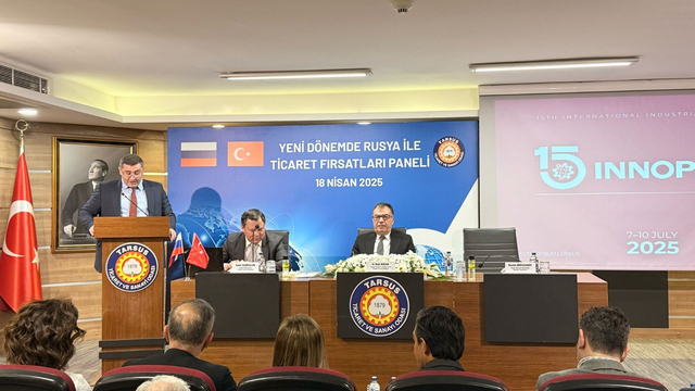 Tarsus'ta "Yeni Dönemde Rusya ile Ticaret Fırsatları" konulu panel düzenlendi