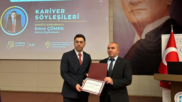 Almus Kaymakamı Çömen, üniversite öğrencileriyle bir araya geldi