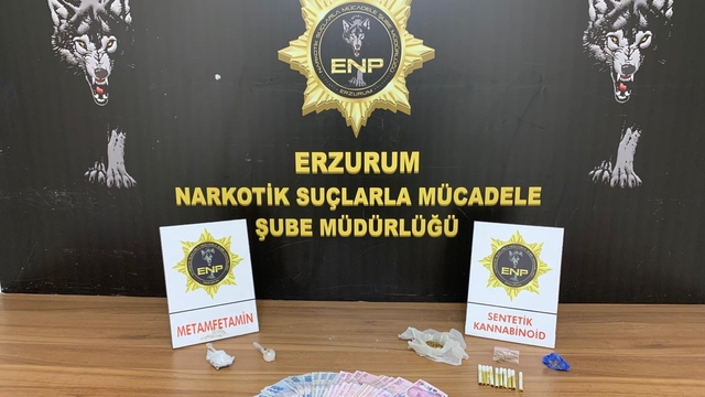 Erzurum'da sokak satıcılarına yönelik operasyonda yakalanan zanlı tutuklandı