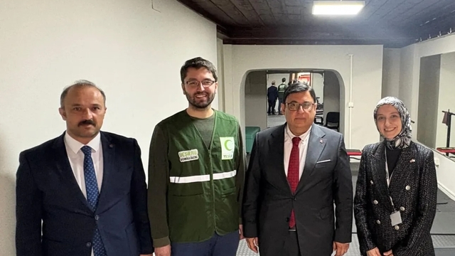 Cumhuriyet Başsavcısı Kılıç ve Denetimli Serbestlik Müdürü Ofluoğlu'ndan Yeşilay'a ziyaret