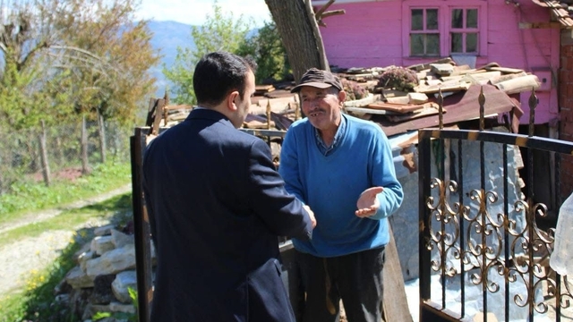 Dikmen Kaymakamı Doğancı, aile ziyaretleri gerçekleştirdi