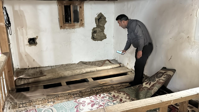 Karabük'te definecilerin camiye zarar verdiği iddiasına ilişkin çalışma başlatıldı