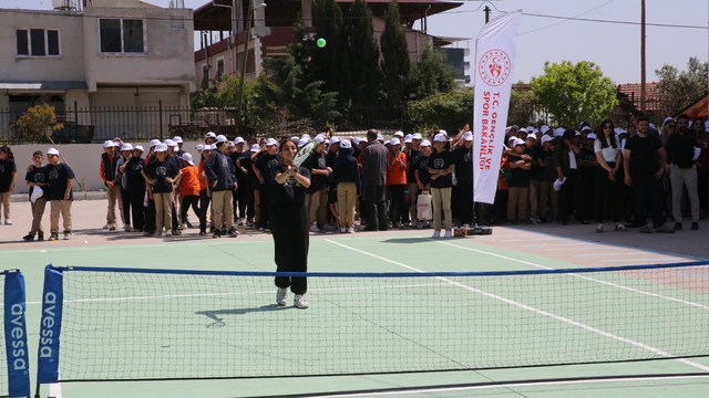 Hatay'da "Haydi Tenise" projesinin tanıtımı yapıldı