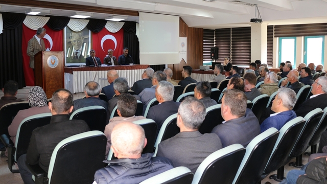 Merzifon'da Köylere Hizmet Götürme Birliği Genel Kurul Toplantısı yapıldı