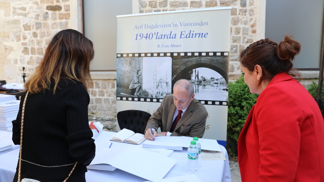 "Arif Dağdeviren'in vizöründen 1940'lı yıllarda Edirne" kitabının tanıtımı yapıldı