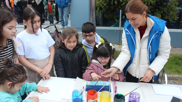 Bafra'da 23 Nisan etkinliği düzenlendi