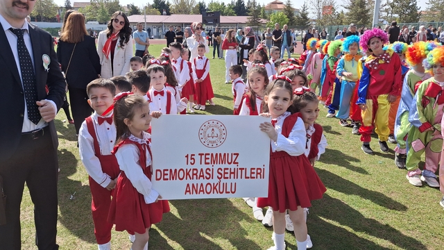 Beypazarı'nda 23 Nisan Ulusal Egemenlik ve Çocuk Bayramı kutlandı