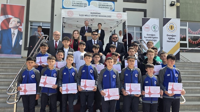 Durağan ve Türkeli'de 23 Nisan Ulusal Egemenlik ve Çocuk Bayramı törenlerle kutlandı