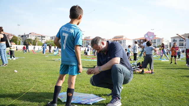 Gömeç'te uçurtma şenliği düzenlendi