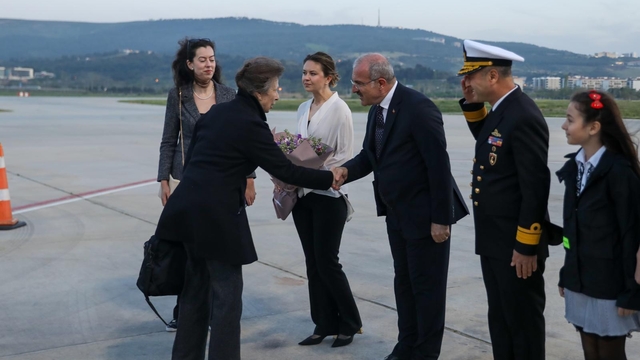 Birleşik Krallık Kraliyet Prensesi Anne, Çanakkale'ye geldi