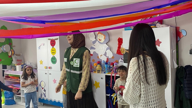 Elazığ'da anaokulu öğrencilerine Yeşilay tanıtıldı
