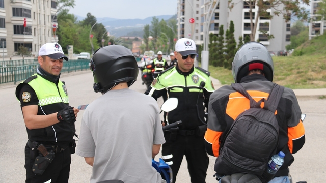 Karabük'te 72 motosiklet sürücüsüne 352 bin 887 lira ceza kesildi