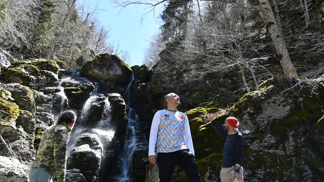 Terörden arındırılan Amanoslar'da birkaç ay görülebilen şelale ilgi odağı oldu