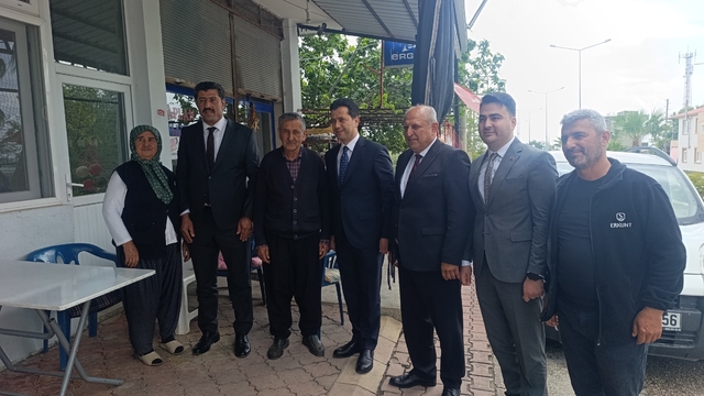 AK Parti MKYM üyesi İsmail Kaya, Sumbas'ta ziyaretlerde bulundu