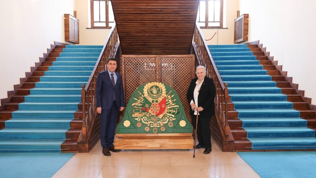 Bilecik Valisi Aygöl, Kazım Karabekir'in kızı Timsal Karabekir'i ağırladı