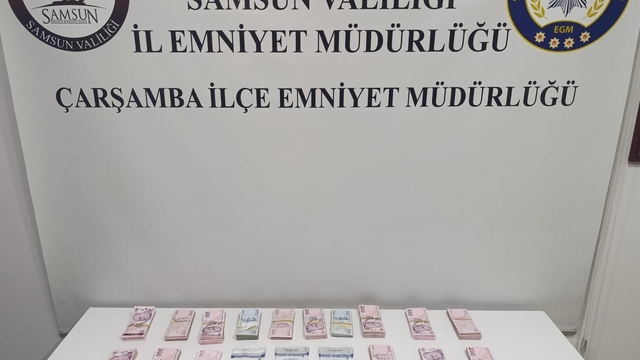 Samsun'da kuyumcuya sahte altın satmaya çalışan 2 zanlı yakalandı