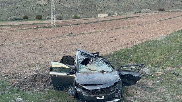 Nevşehir'de 1 kişinin hayatını kaybettiği kaza güvenlik kamerasında