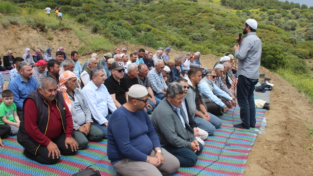 Ödemiş'te yağmur duası yapıldı