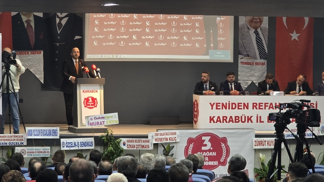 Yeniden Refah Partisi Karabük İl Başkanlığı 3. Olağan Kongresi yapıldı