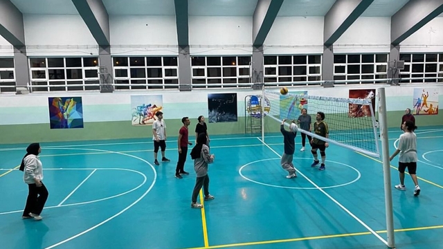 Trakya Üniversitesi Genç Yeşilay Topluluğu üyeleri voleybol etkinliğinde buluşuyor